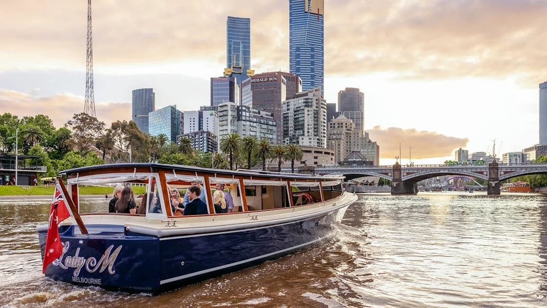 1.5-Hour Small-Group Sunset Sightseeing Cruise on Yarra River