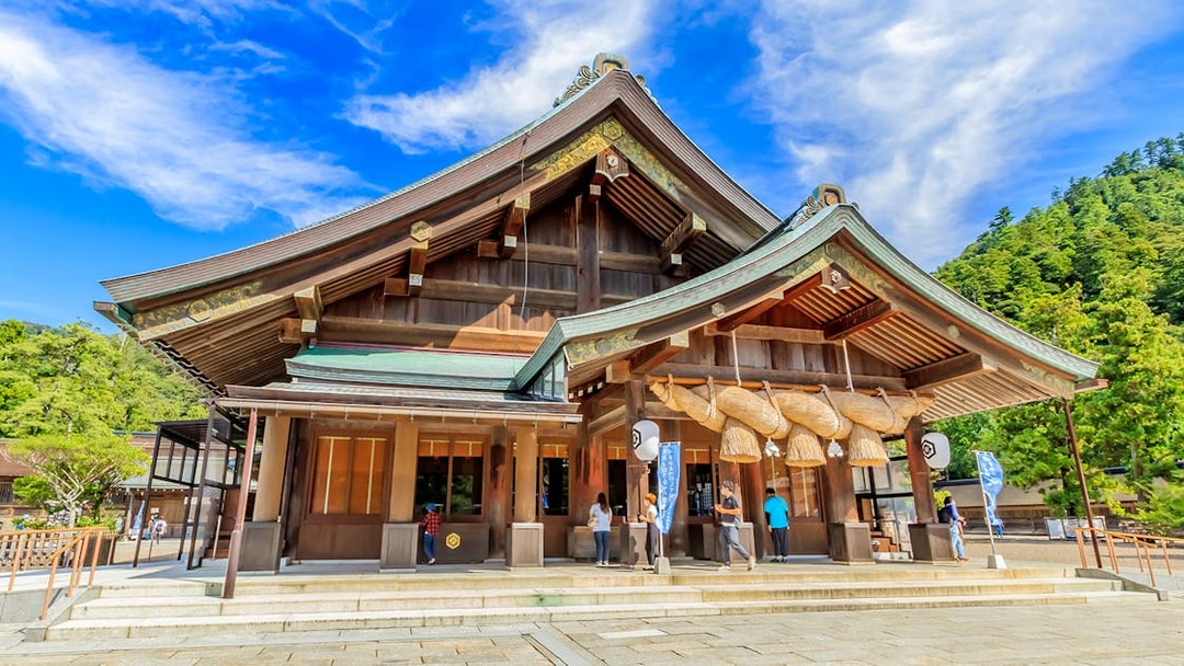 Izumo Taisha Shrine entrance, Sanyo-San'in Area, Japan.