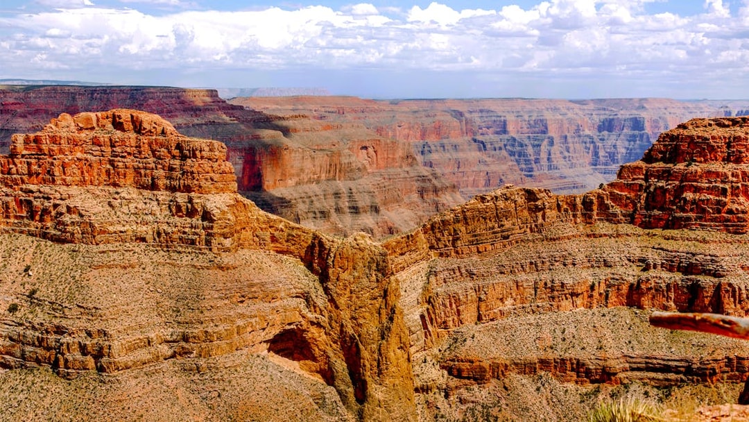 Grand Canyon West view at Eagle Point, showcasing layered red rock formations, USA.