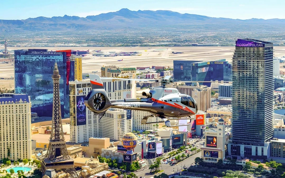 90-min Las Vegas to Grand Canyon West Helicopter Tour with Las Vegas Strip Views Image 1