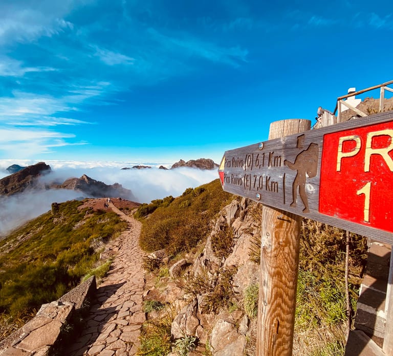 From Achada do Teixeira: One-Way Transfer to Pico do Arieiro