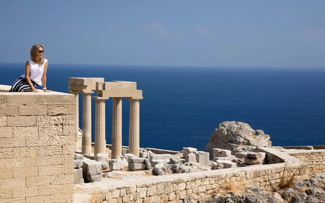 Rhodes: Acropolis of Lindos Entry Ticket with Audio Guide Image 3