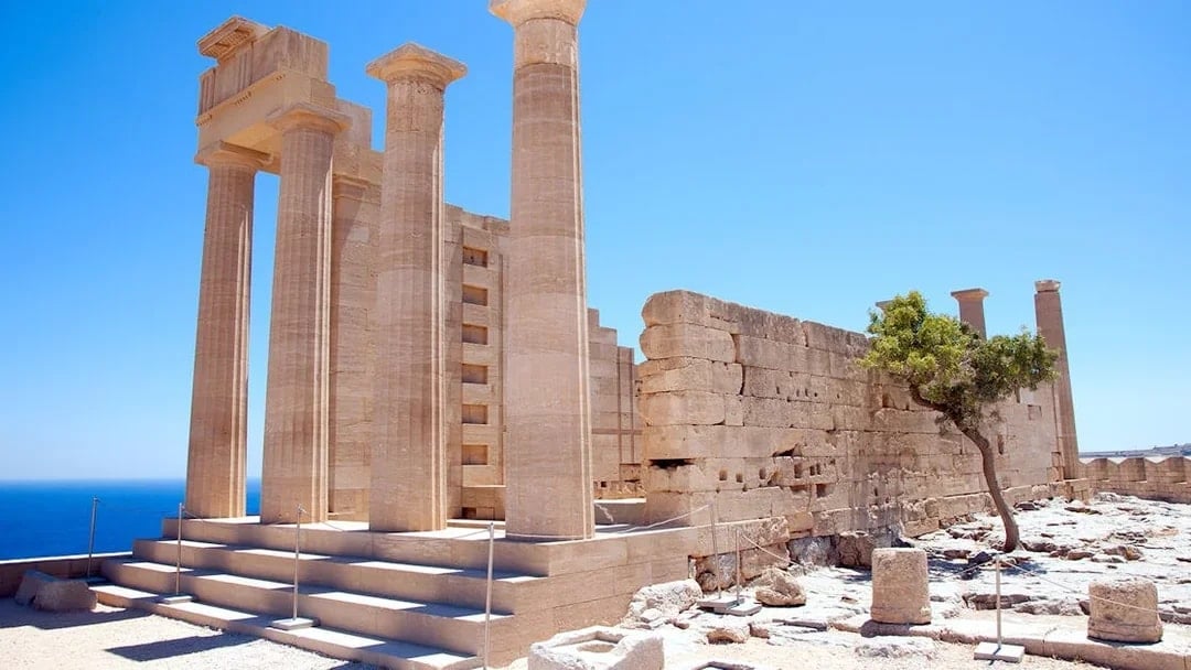 Rhodes: Acropolis of Lindos Entry Ticket with Audio Guide