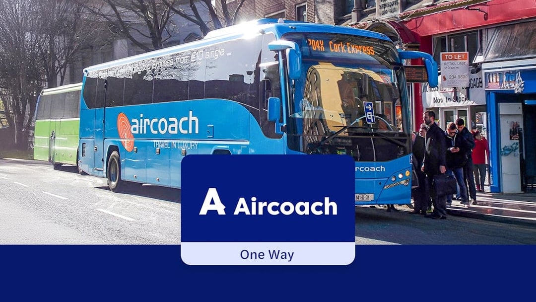 Aircoach One-Way Tickets: Dublin Airport to/from City Center