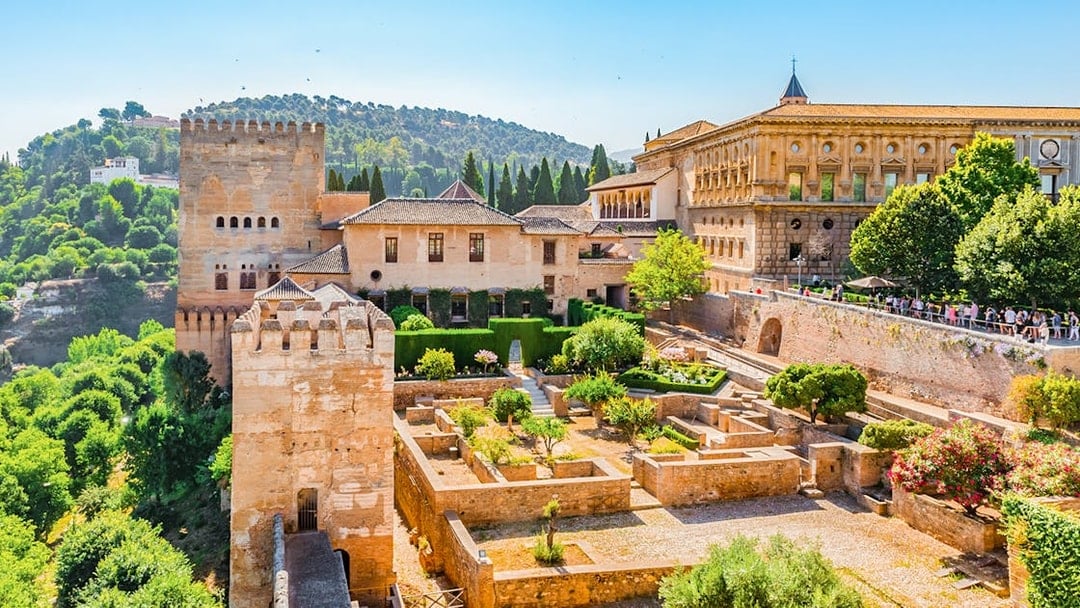 Alhambra palace and gardens in Granada, Spain, with skip-the-line access.