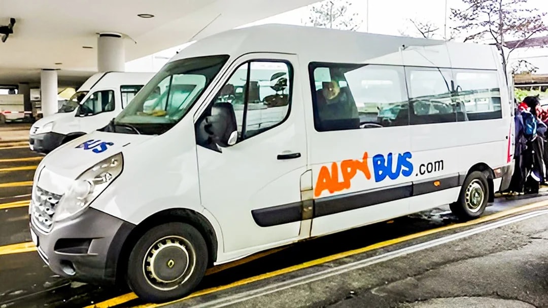 Shuttle bus for one-way tickets from Geneva Airport to Morzine.