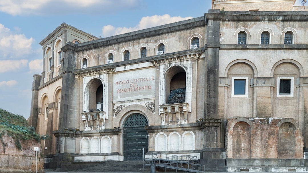 Risorgimento Museum facade in Rome, Italy, showcasing historical architecture.