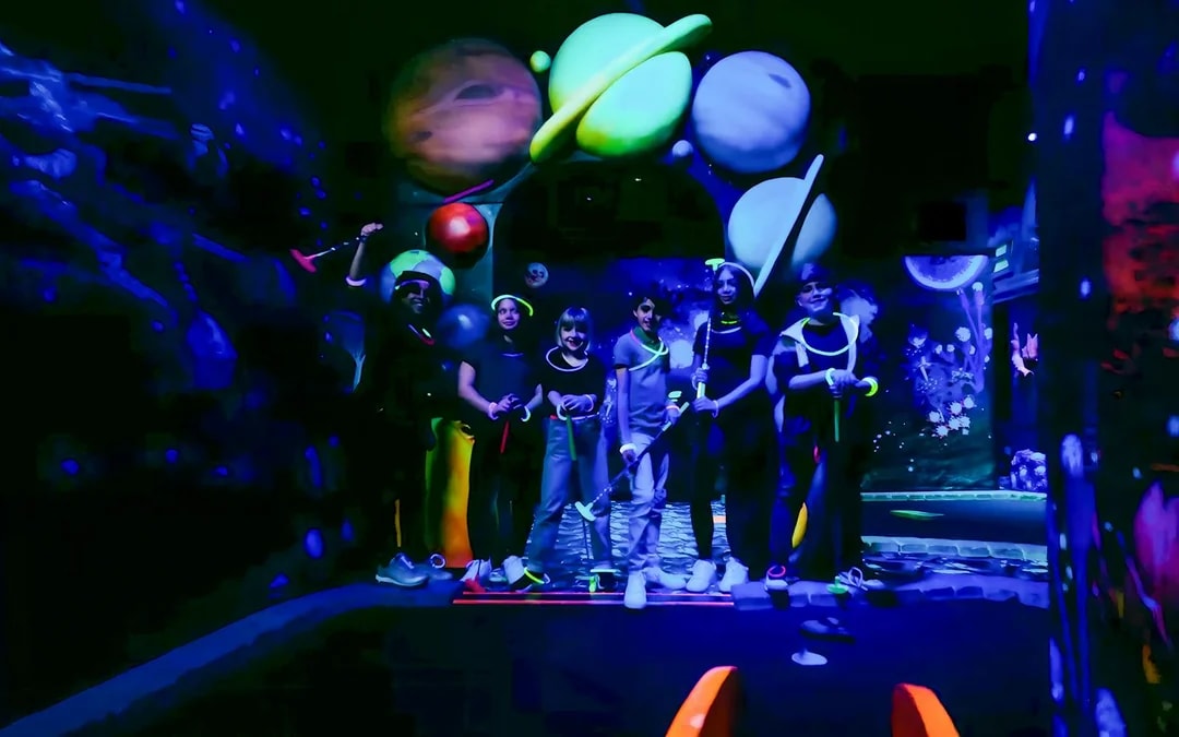 American Dream: Blacklight Mini Golf Entry Tickets Image 4