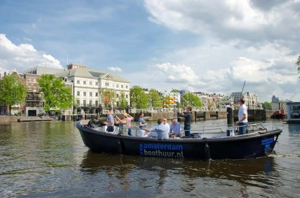 Amsterdam open boat canal cruise