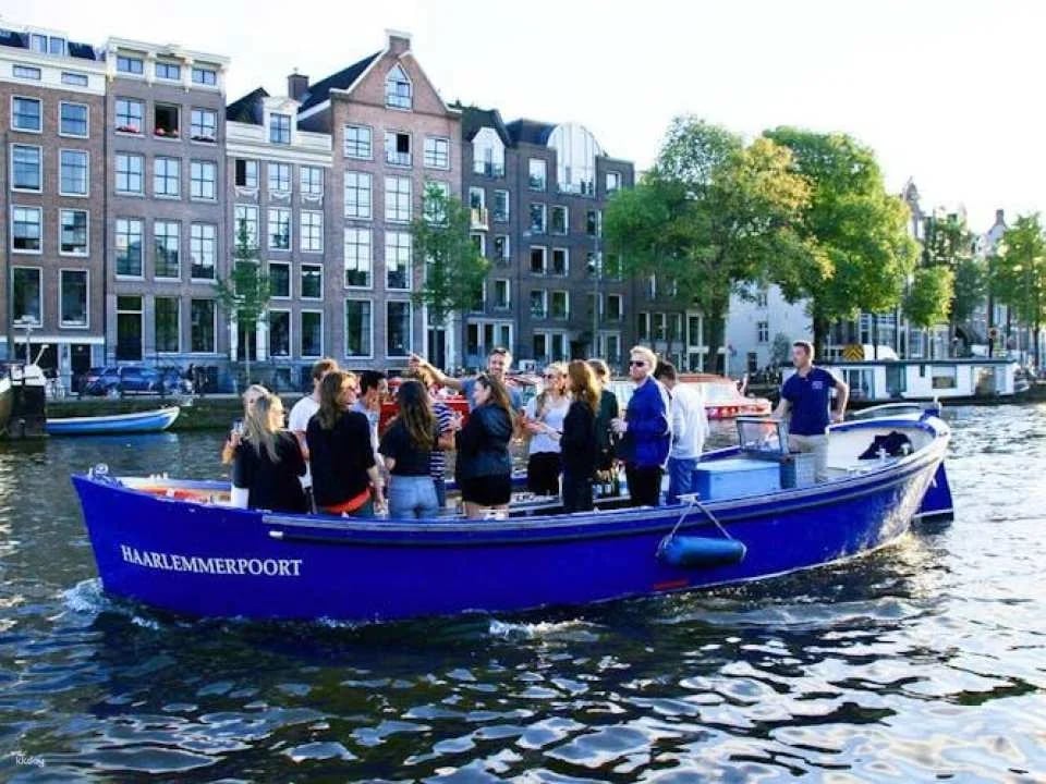 Amsterdam open boat canal cruise