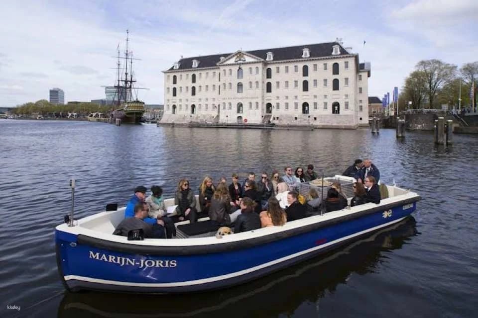 Amsterdam open boat canal cruise