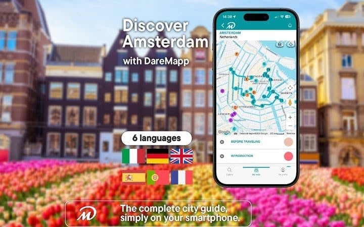 Amsterdam Self-Guided Walking Tour on Mobile App Image 1