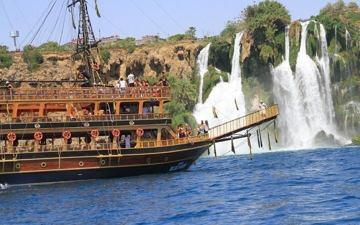 Antalya Pirate Boat Tour with Foam Party Soft Drinks & Transfer Image 1