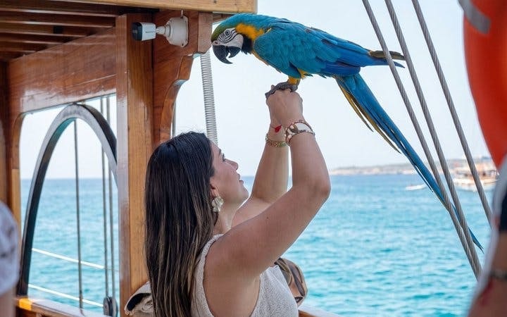 Antalya Pirate-Themed Boat Cruise with Foam Party, DJ, Lower Duden Waterfall Visit, Lunch, and Hotel Transfers Image 6