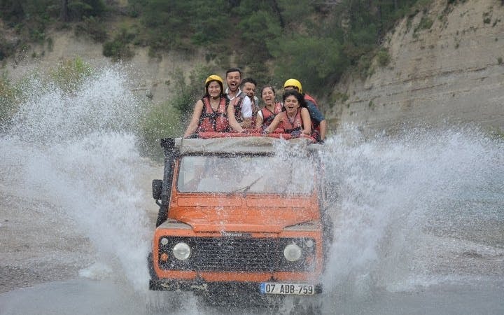 Antalya Super Combo 4-in-1: Rafting, Jeep Safari, Buggy & Zipline Image 3