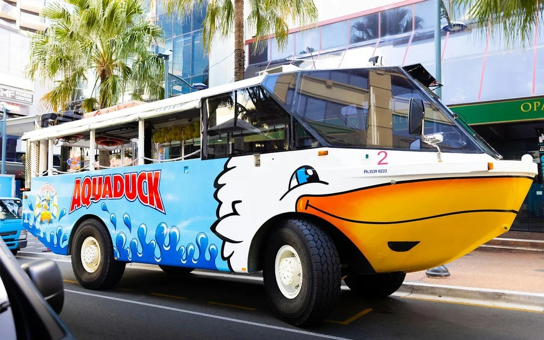 Aquaduck Sunshine Coast: 1 Hour City Tour & River Cruise Image 6