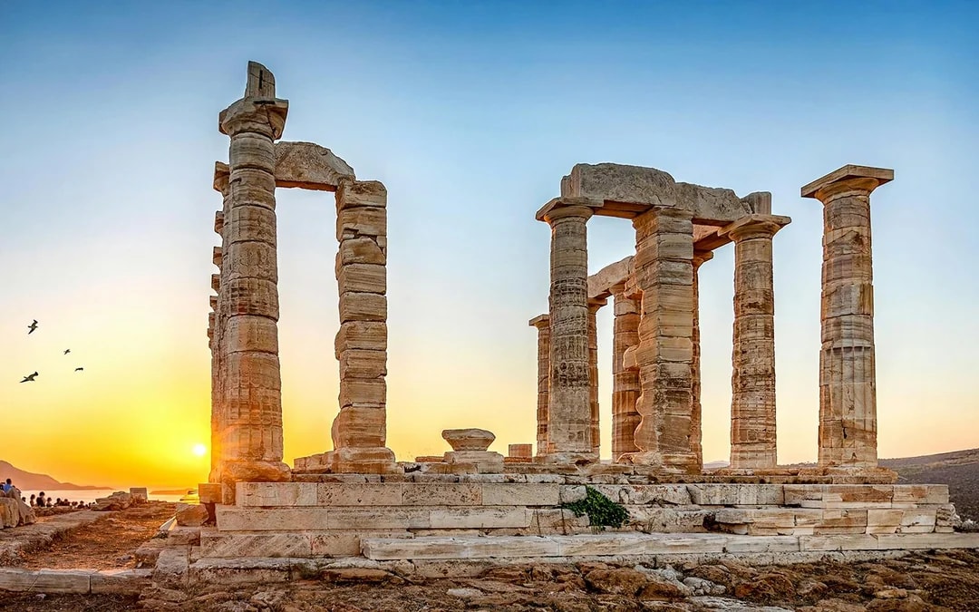 From Athens: Temple of Poseidon & Cape Sounion Sunset Tour Image 7