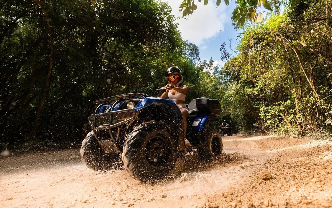 ATV Jungle Adventure with Ziplines, Cenote & Tequila Tasting Image 7