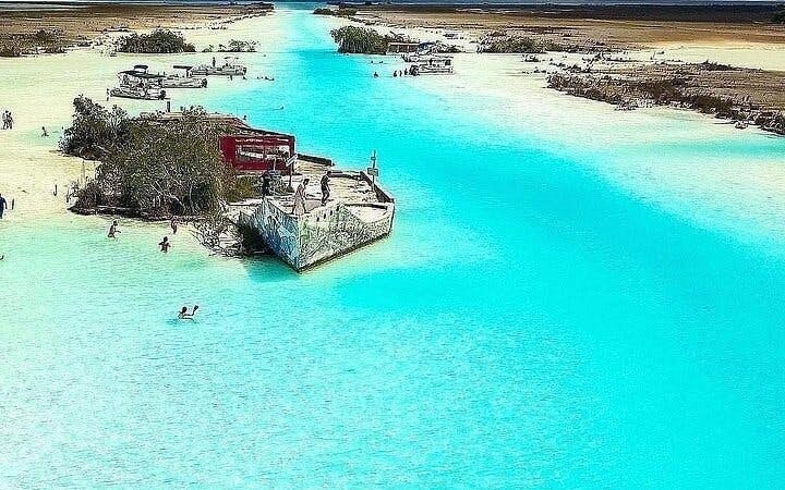 Bacalar Lagoon Day Trip with Breakfast, Lunch, Cenote Visits, and Pontoon Boat Tour from Cancun Image 6