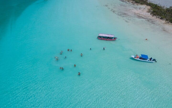 Bacalar Lagoon Day Trip with Breakfast, Lunch, Cenote Visits, and Pontoon Boat Tour from Cancun Image 8