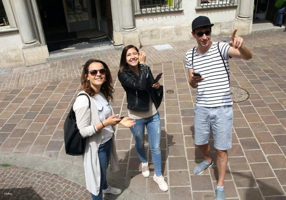 Baden interactive scavenger hunt with the smartphone