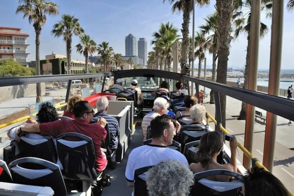 Barcelona hop-on hop-off bus tour with catamaran cruise