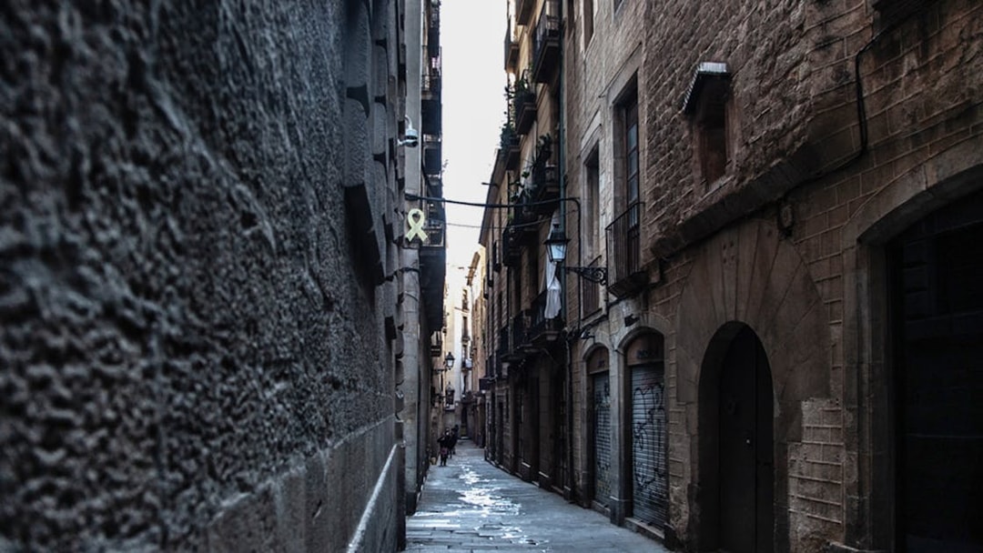 Narrow alleyway in Barcelona's Gothic Quarter, part of the Markets Walking Tour.