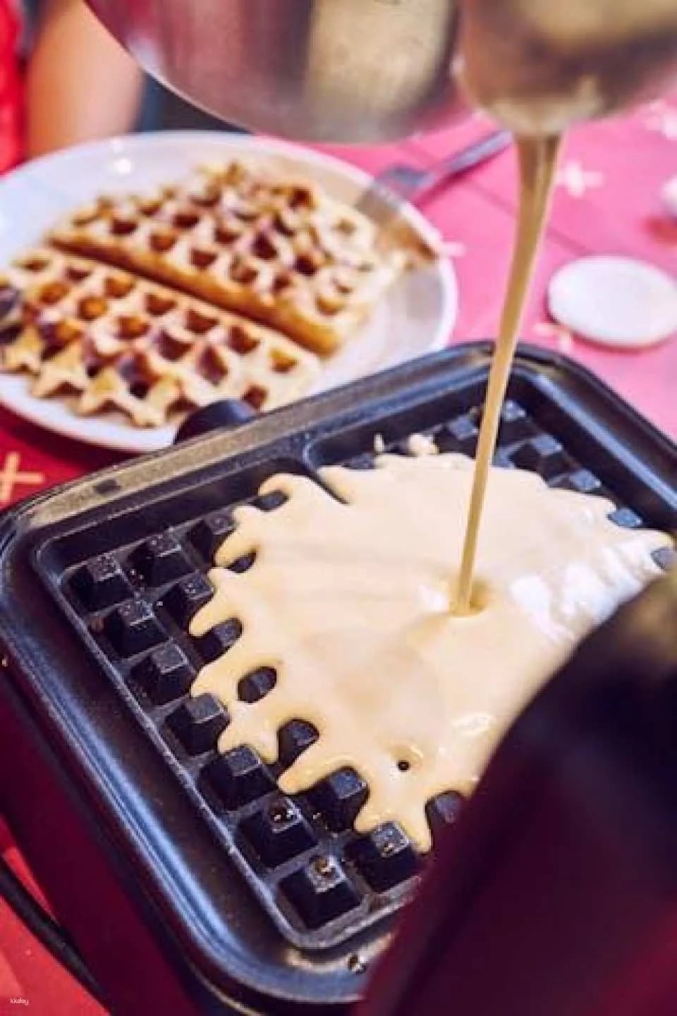 Belgian waffle making workshop and beer tasting in Ghent