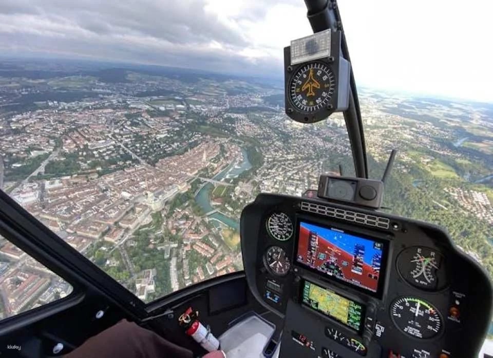 Bern city helicopter tour