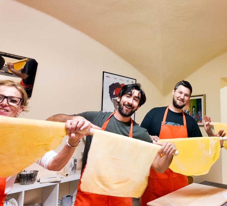 Bologna: Pasta Cooking Class, Ragu, Spritz, Wine & Gelato