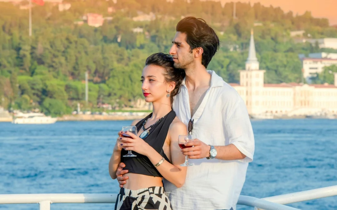Bosphorus Sunset Cruise with Drinks & Snacks Image 7