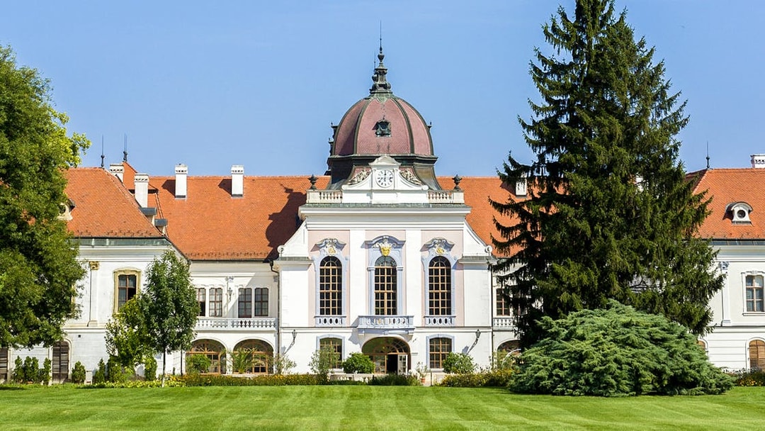 Gödöllő Palace exterior with gardens, Budapest: Royal Sisi Guided Half-Day Tour.