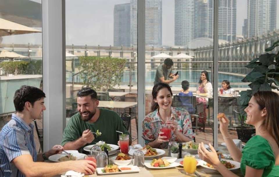 Burj Khalifa tickets and 3-course meal at Rooftop
