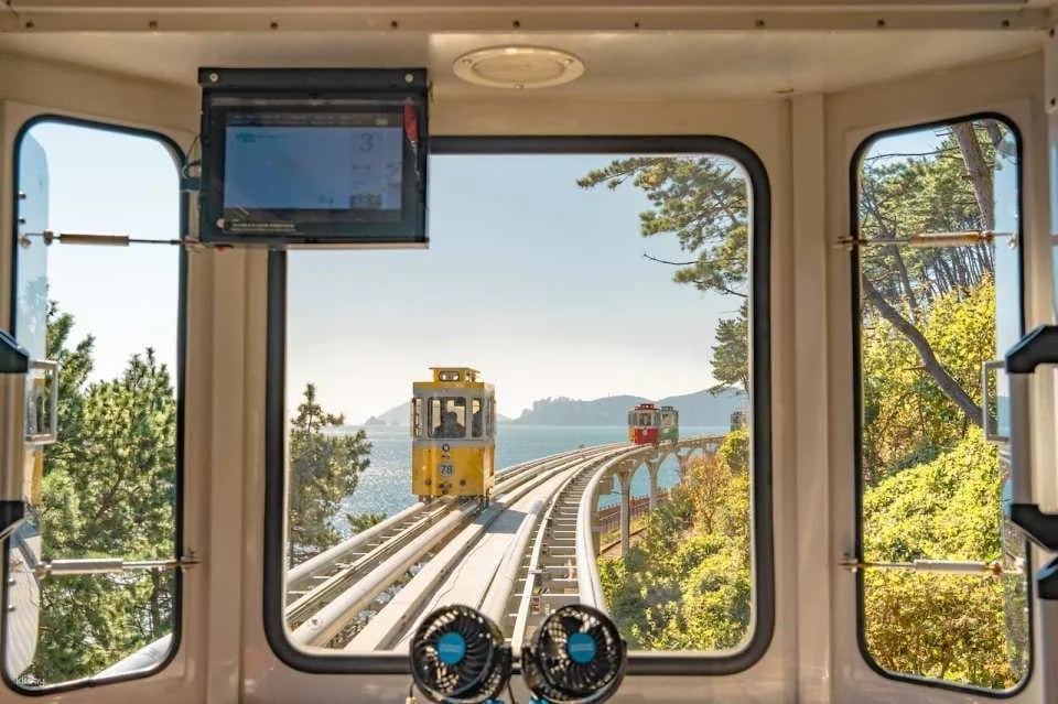Busan Sky Capsule & Beach Train Tickets - Haeundae Blueline Park