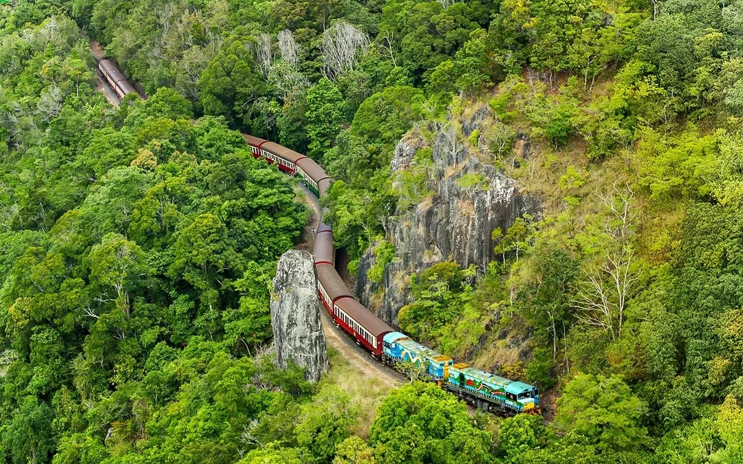 From Cairns: Scenic Train, Skyrail, & Hartley's Crocodile Adventures Image 1