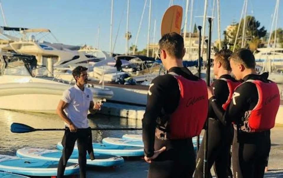 Calanova guided paddle surf excursion