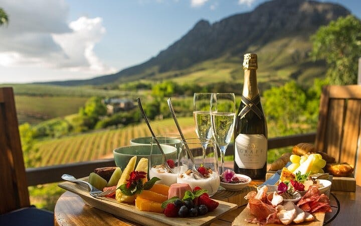 Cape Peninsula Private Helicopter Tour with Stellenbosch Wine Tastings and 4-Course Lunch Image 4