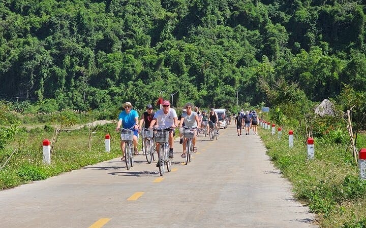 Cat Ba Navy Peak Trekking, Cycling, Bungalow Stay, and Lan Ha–Ha Long Bay Cruise with Meals Image 9