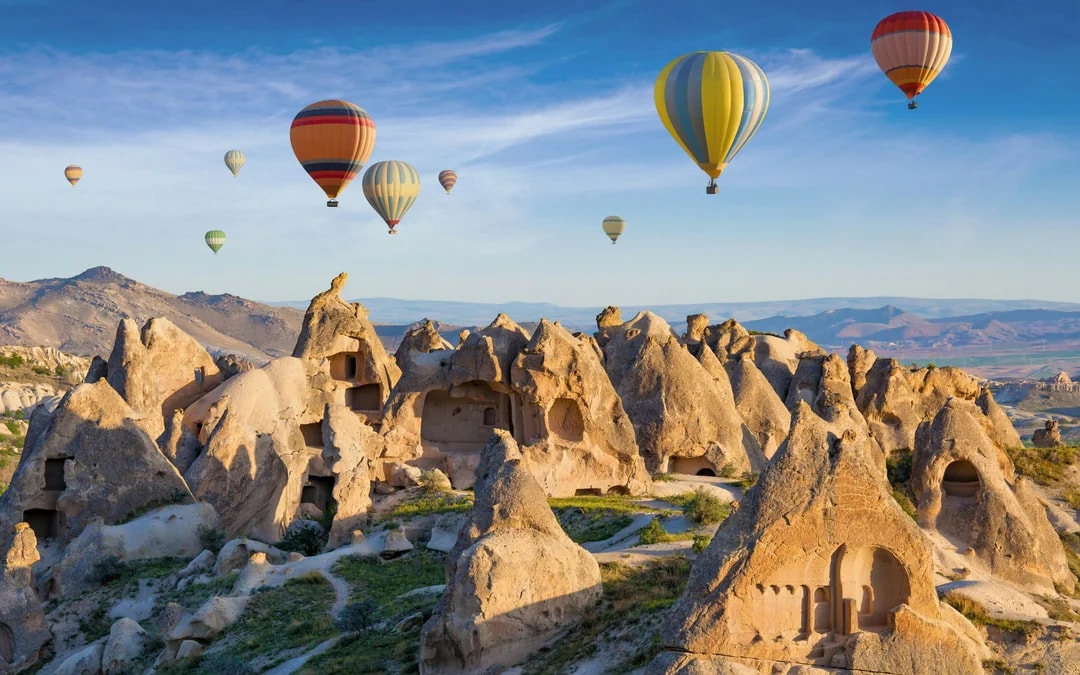 Cat Valley Sunrise Hot Air Balloon Tour with Breakfast & Transfers Image 6