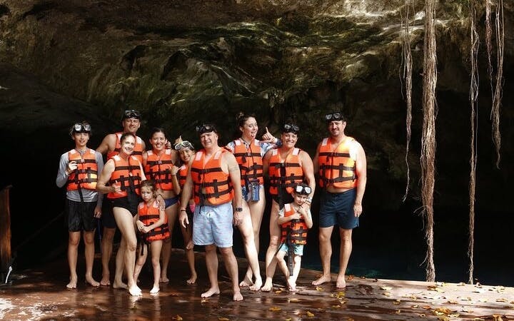 Cenote Cave Swim and Akumal Sea Turtle Snorkeling Small-Group Tour with Aquatic Guide Image 5