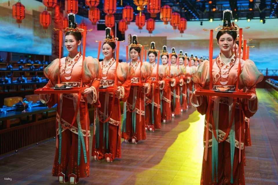 [China] Beijing Yuxiandu Imperial Cuisine Experience: Imperial Palace Dinner (Emperor's Luxurious Experience + Ancient Folk Dance Performance + Museum Visit)