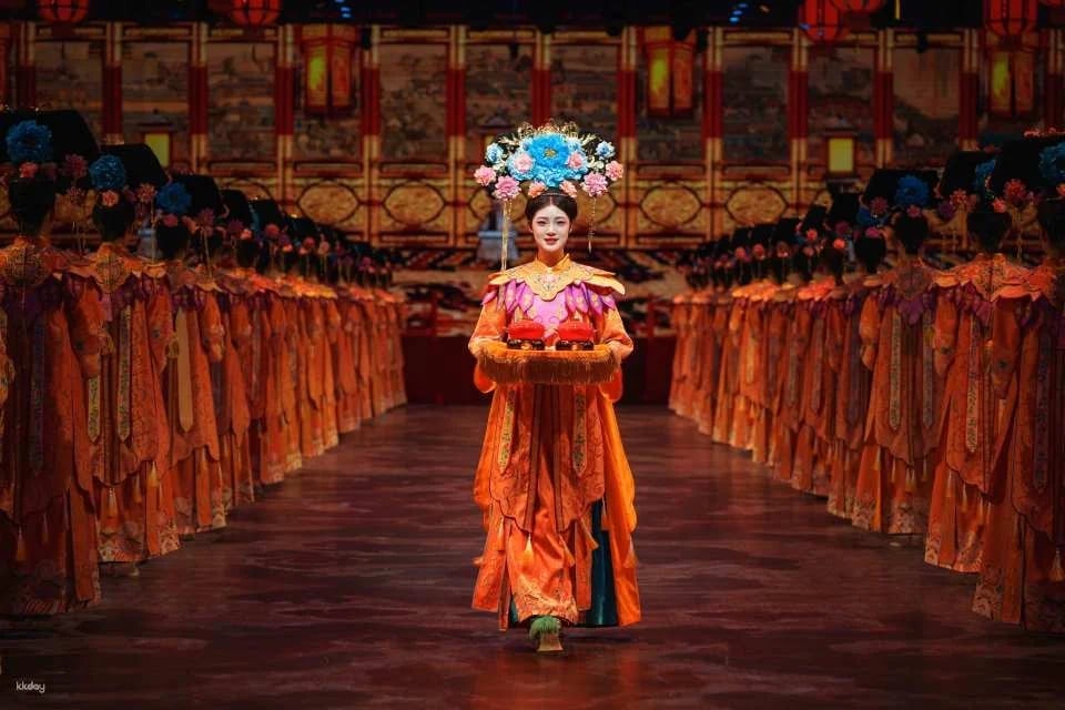 [China] Beijing Yuxiandu Imperial Cuisine Experience: Imperial Palace Dinner (Emperor's Luxurious Experience + Ancient Folk Dance Performance + Museum Visit)