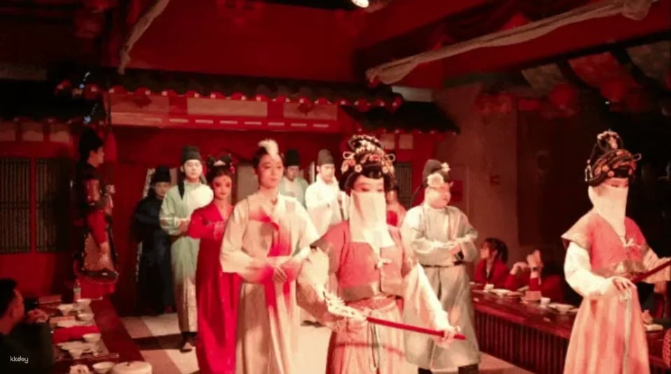 China | Xi'an Chang'an Twelve Hours Theme Street (Optional activities include: Grand Tang Dynasty Banquet Experience, Ancient Style Restaurant, Song and Dance Performance, Tang Culture Experience, and Complimentary Hanfu Costume Dressing Experience)