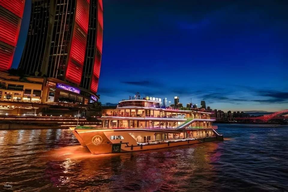 Chongqing Two Rivers Cruise Night View Boat: Hongyadong/Chaotianmen Wharf optional - Night view of the two rivers and four banks