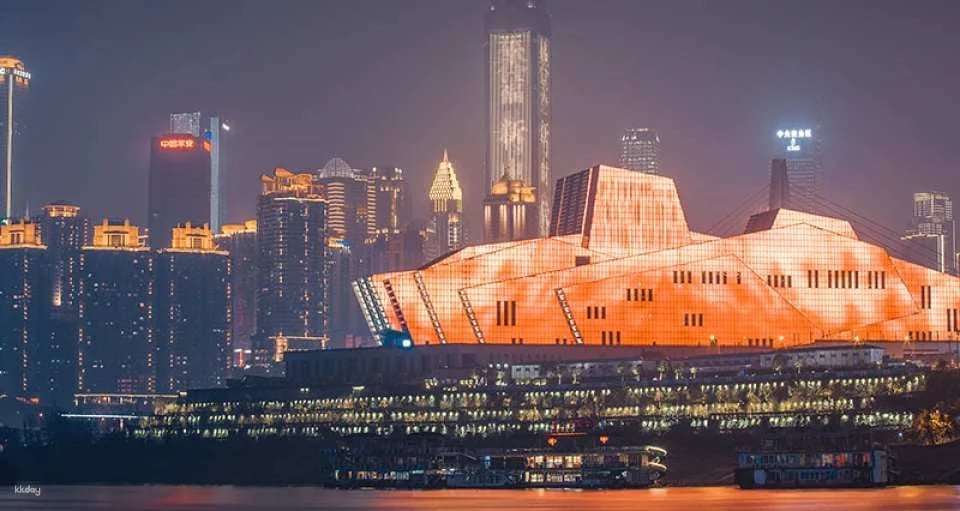 Chongqing Two Rivers Cruise Night View Boat: Hongyadong/Chaotianmen Wharf optional | Night view of the two rivers and four banks