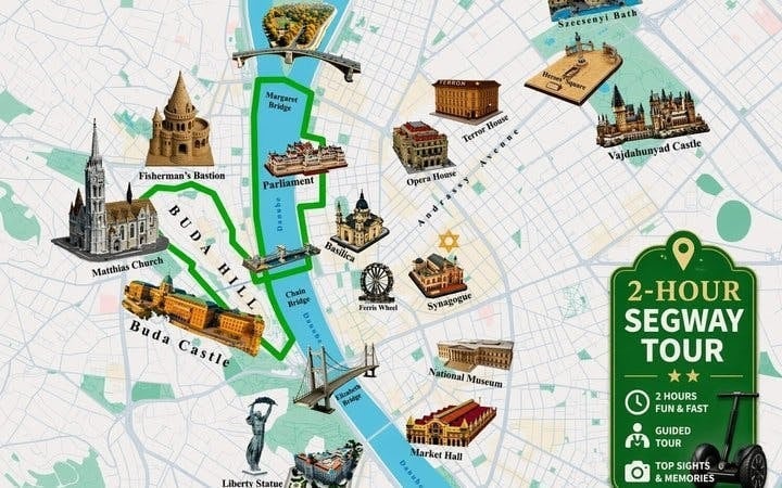City Segway Tour Budapest Highlights️ (Buda + Pest) Image 1