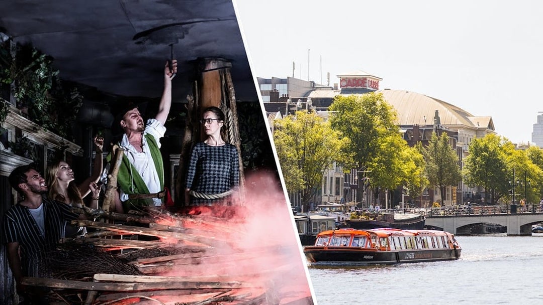 Combo: Amsterdam Dungeon + Canal Cruise Tickets
