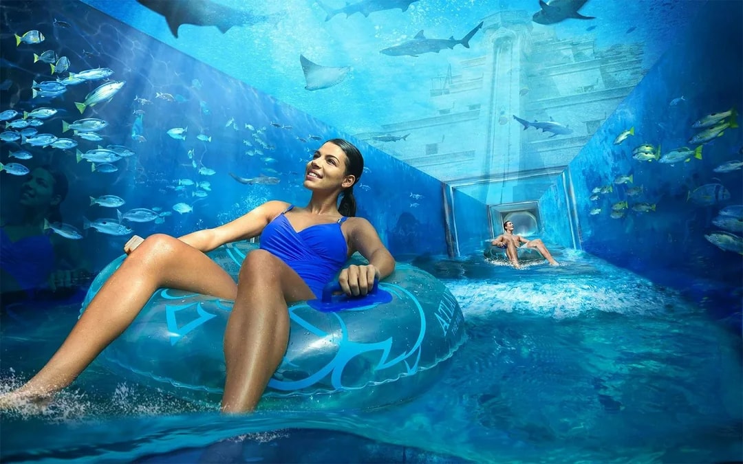 Combo: Aquaventure Waterpark + The Lost World Aquarium Tickets Image 6