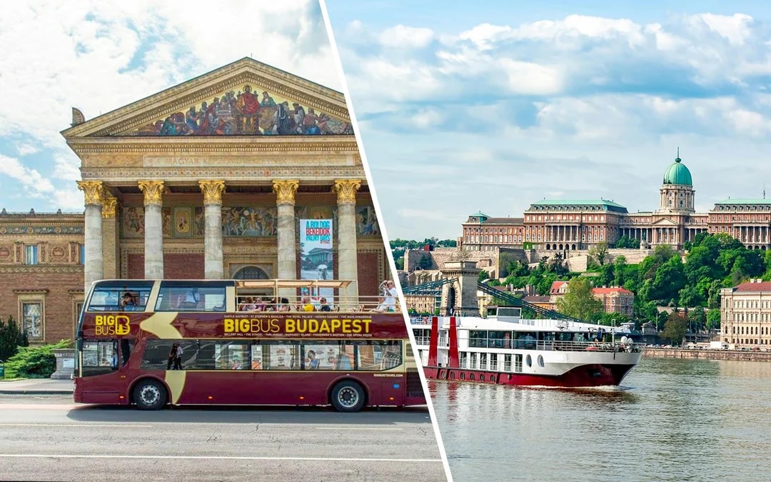 Combo: Budapest Hop-On Hop-Off Bus Tour + Danube River Cruise Image 1