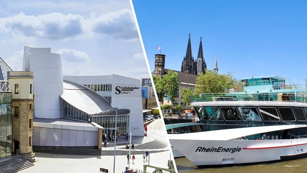 Combo: Chocolate Museum Cologne Entry Tickets + 1-Hour Cologne Panorama Cruise with Audio Guide